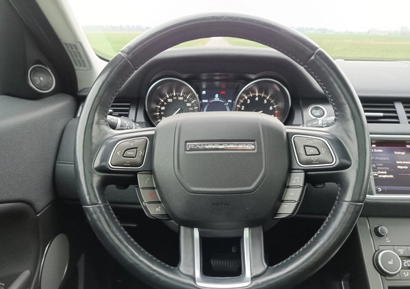 Land Rover Range Rover Evoque cena 116900 przebieg: 75000, rok produkcji 2018 z Warszawa małe 562